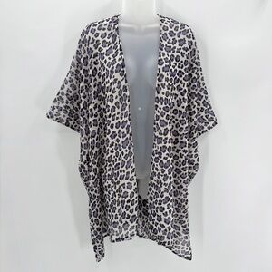 Shore Drive Swim Cover Up Animal Print Womens One Size New With Defects READ